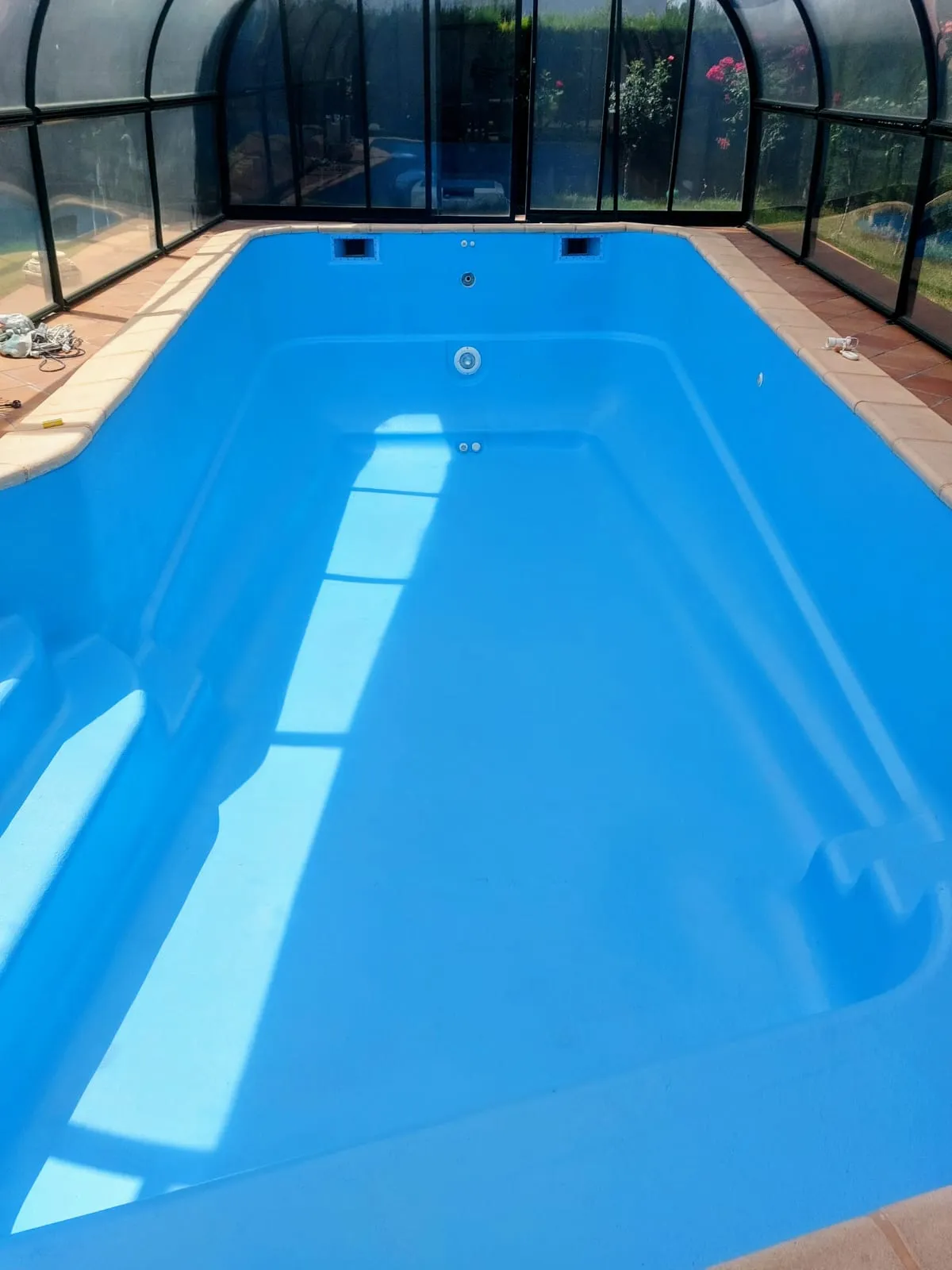 Impermeabilización de piscinas con poliéster